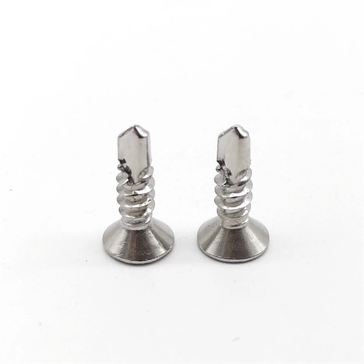 Countersunk head phillips drilling screw